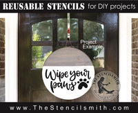 8189 - wipe your paws - The Stencilsmith