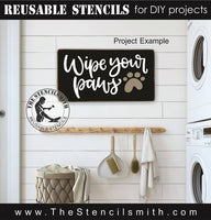 8189 - wipe your paws - The Stencilsmith