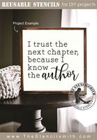 8192 - I trust the next chapter - The Stencilsmith