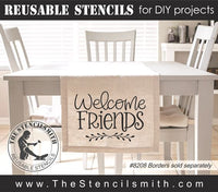 8199 - welcome friends - The Stencilsmith