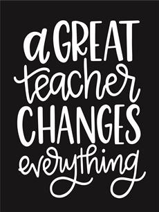 8211 - a great teacher changes everything - The Stencilsmith