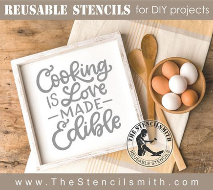 8216 - Cooking is love made edible - The Stencilsmith