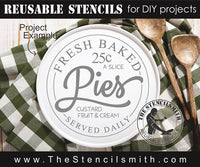8217 - fresh baked pies - The Stencilsmith