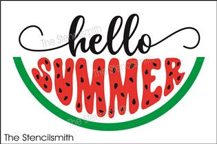 8229 - hello summer - The Stencilsmith