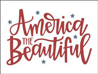 8237 - America the Beautiful - The Stencilsmith