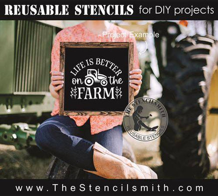 8240 - life is better on the farm - The Stencilsmith
