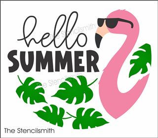 8243 - hello summer - The Stencilsmith