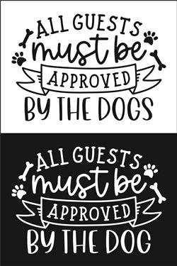 8253 - all guests must be approved by - The Stencilsmith