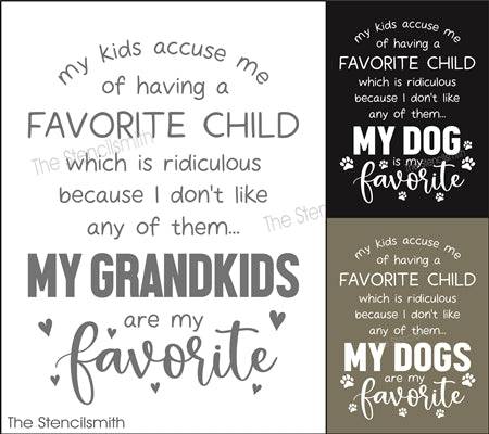 8269 - my kids accuse me of - The Stencilsmith