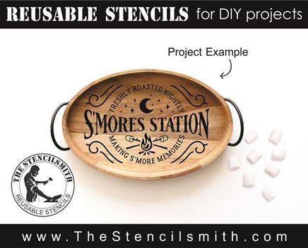 8276 - S'MORES STATION - The Stencilsmith