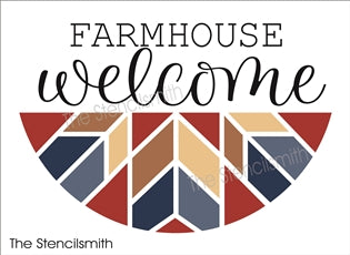 8290 - farmhouse welcome (quilt) - The Stencilsmith