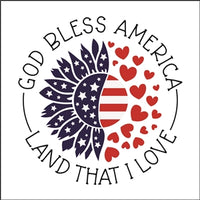8296 - God Bless America - The Stencilsmith