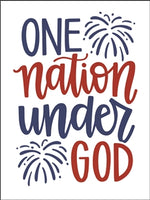 8297 - one nation under God - The Stencilsmith