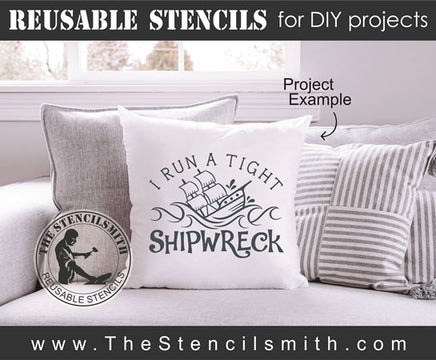 8301 - I run a tight shipwreck - The Stencilsmith