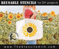 8302 - butterfly sunflower - The Stencilsmith