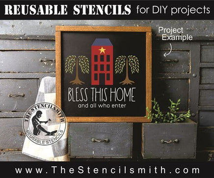 8305 - Bless this home and all who enter - The Stencilsmith