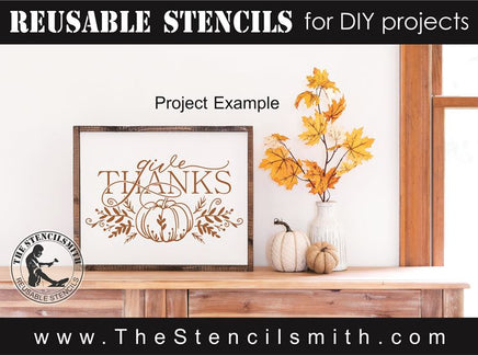 8329 - give thanks - The Stencilsmith