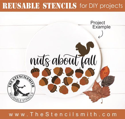 8335 - nuts about fall - The Stencilsmith