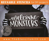 8346 - welcome monsters - The Stencilsmith