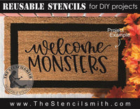 8346 - welcome monsters - The Stencilsmith