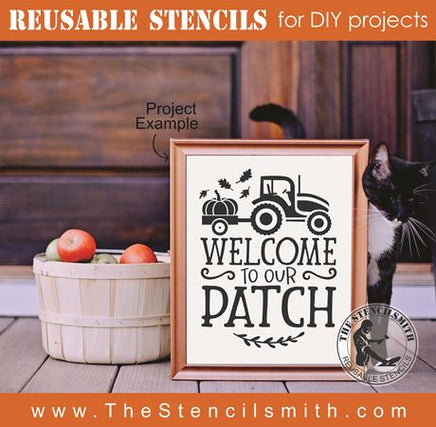 8350 - welcome to our patch - The Stencilsmith