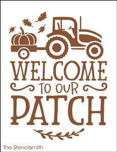 8350 - welcome to our patch - The Stencilsmith