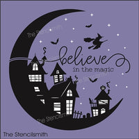 8366 - believe in the magic (halloween) - The Stencilsmith