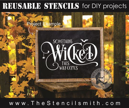 8385 - something WICKED this way comes - The Stencilsmith