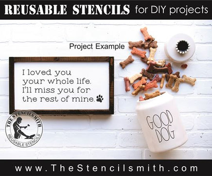 8395 - I loved you your whole life - The Stencilsmith