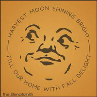 8410 - harvest moon shining bright - The Stencilsmith