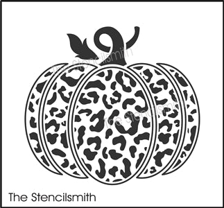 8411 - leopard pumpkin - The Stencilsmith