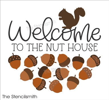 8425 - welcome to the nut house - The Stencilsmith