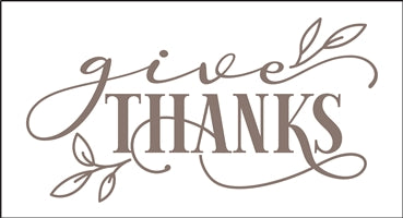 8442 - give thanks - The Stencilsmith