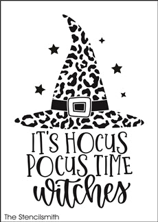 8449 - it's hocus pocus time witches - The Stencilsmith