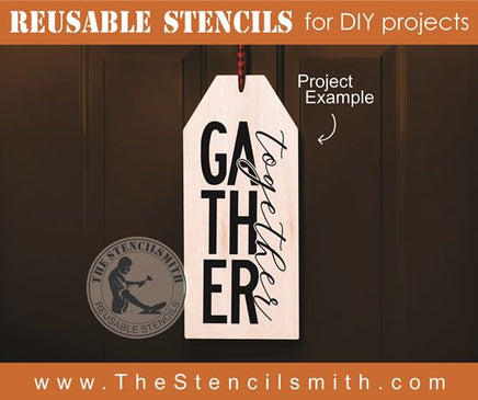 8453 - gather together - The Stencilsmith