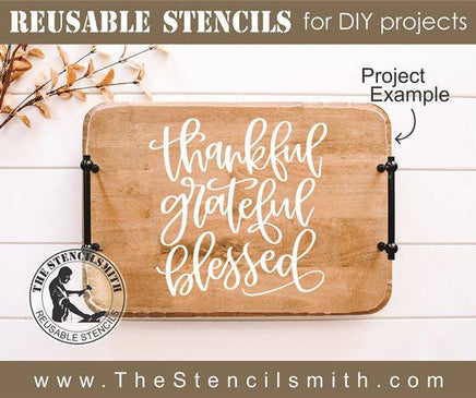 8455 - thankful grateful - The Stencilsmith
