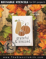8456 - grateful & blessed - The Stencilsmith