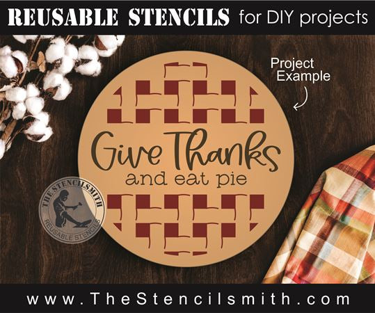 8458 - Give Thanks and eat pie - The Stencilsmith