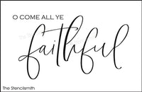 8461 - O come all ye faithful - The Stencilsmith