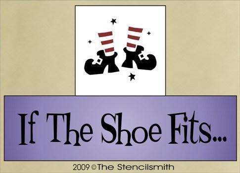 846 - If The Shoe Fits ...  - block set - The Stencilsmith
