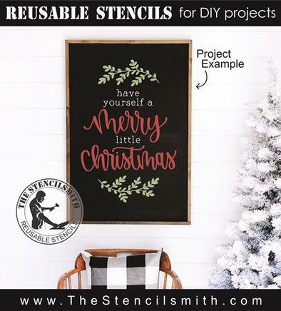 8477 - have yourself a merry little christmas - The Stencilsmith