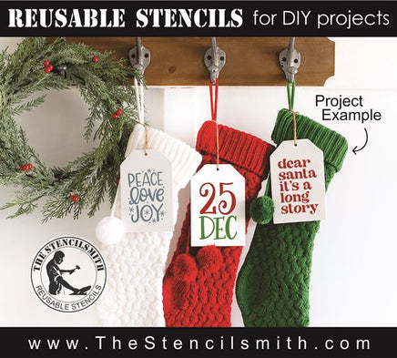 8483 - Christmas minis - The Stencilsmith