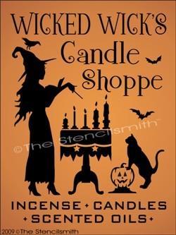 849 - Wicked Wick's Candle Shoppe - The Stencilsmith