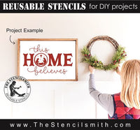 8523 - this home believes - The Stencilsmith