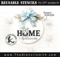 8523 - this home believes - The Stencilsmith
