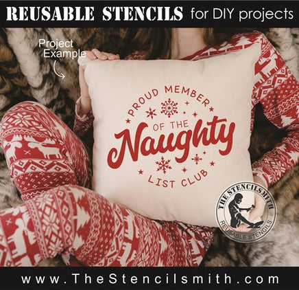 8529 - proud member of the naughty list - The Stencilsmith