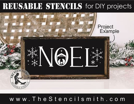 8539 - NOEL (manger) - The Stencilsmith