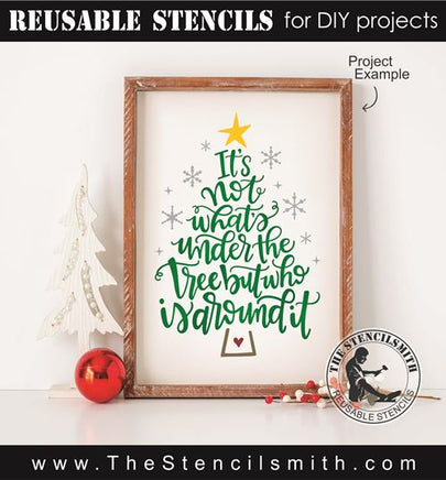 8549 - it's not what's under the tree - The Stencilsmith