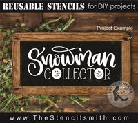 8576 - snowman collector - The Stencilsmith