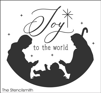 8578 - joy to the world - The Stencilsmith